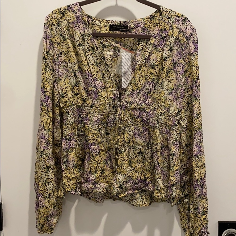 Urban Outfitters floral blouse